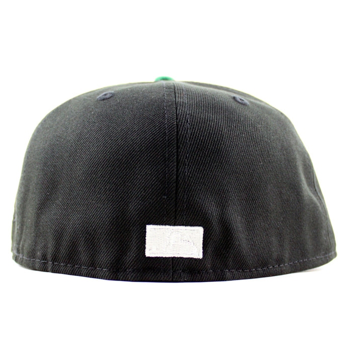 Seattle Mariners 40 Years Patch New Era 59Fifty Fitted Hat (Black Green Under Brim)