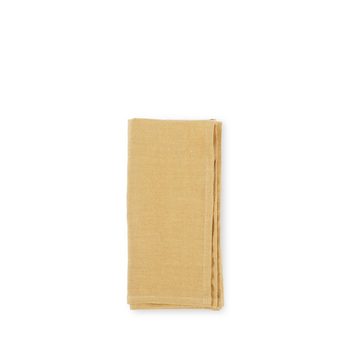 Libeco Skye Napkin Antelope Folded