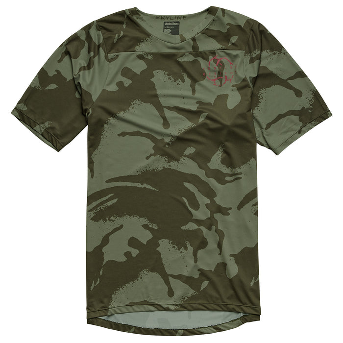 Skyline SS Jersey Shadow Camo Olive