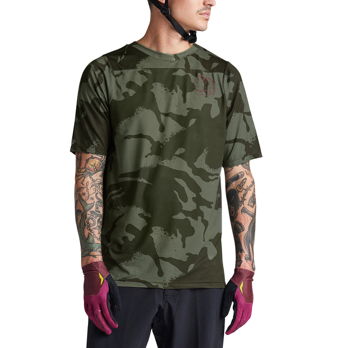 Skyline SS Jersey Shadow Camo Olive