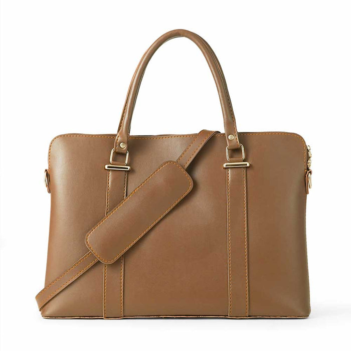 Slik Laptop Bag Brown - astorebags.pk