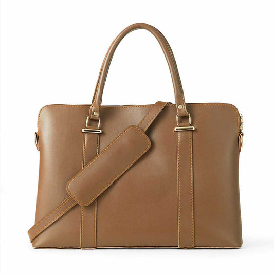 Slik Laptop Bag Brown - astorebags.pk