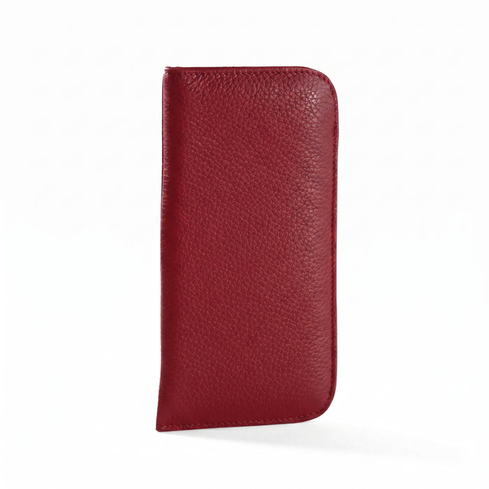 Soft Eyeglass Case Garnet Red
