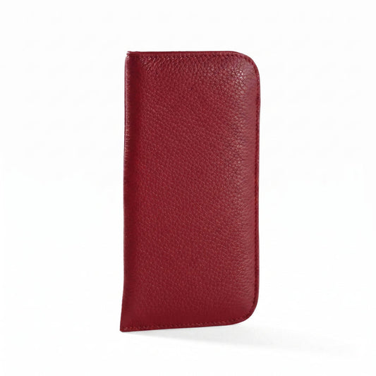 Soft Eyeglass Case Garnet Red