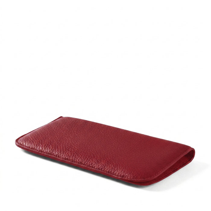 Soft Eyeglass Case Garnet Red