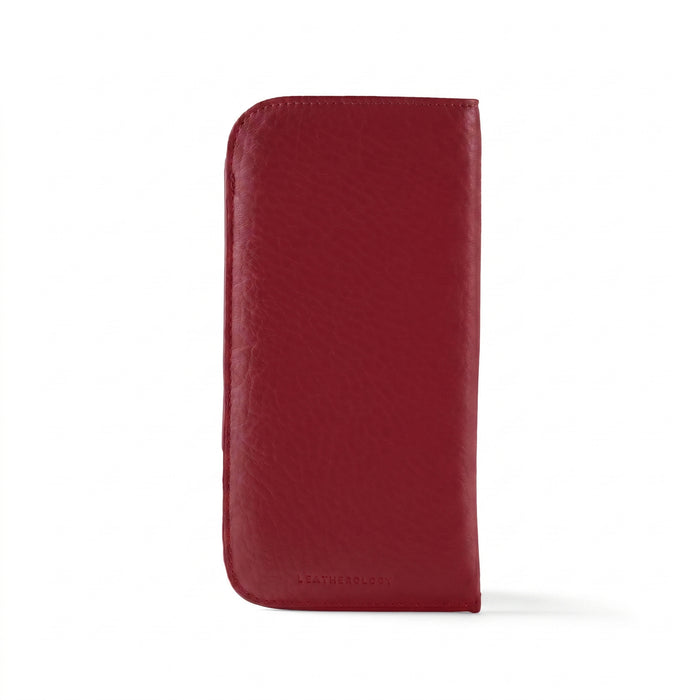 Soft Eyeglass Case Garnet Red