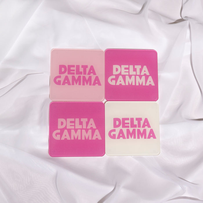 Sorority Acrylic Coaster Set
