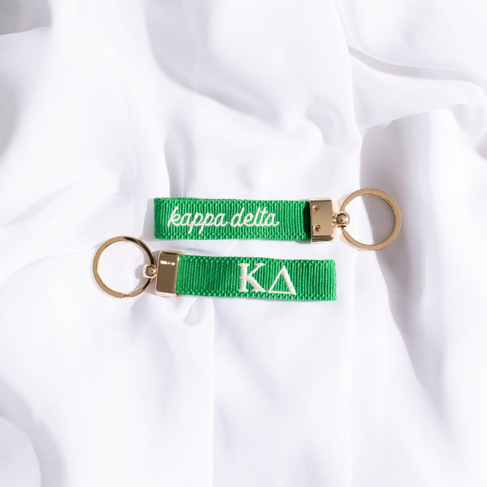 Sorority Embroidered Keychain