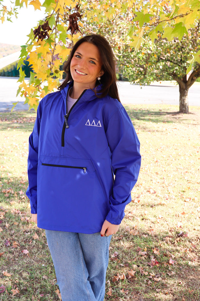 Sorority Embroidered Rain Jacket