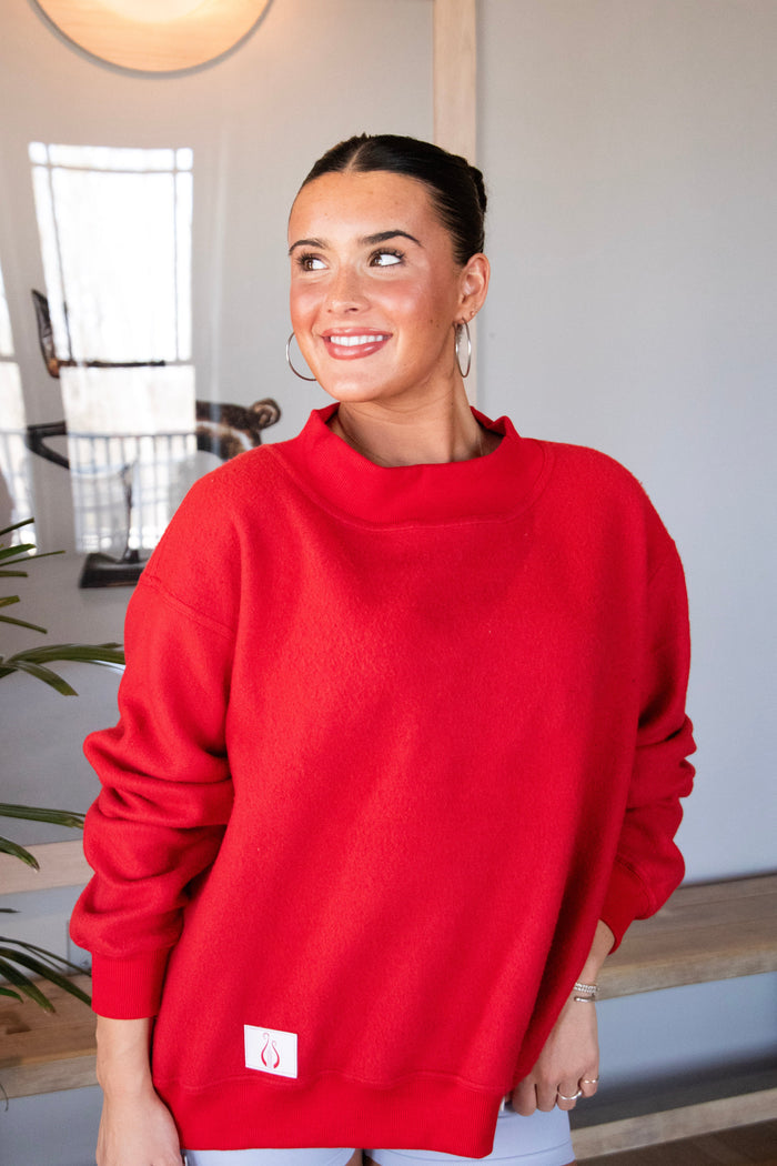 Sorority Reversible Tag Mockneck