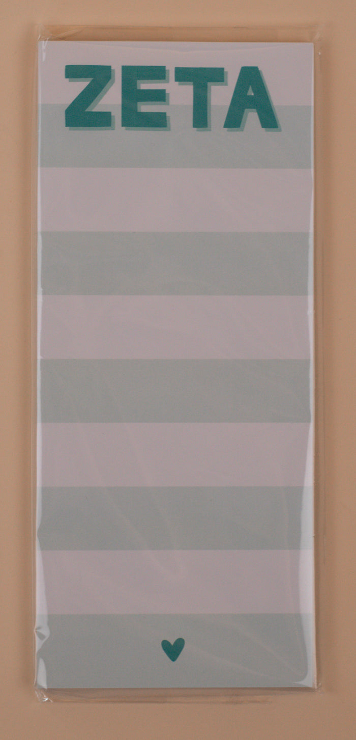 Sorority Skinny Striped Note Pad