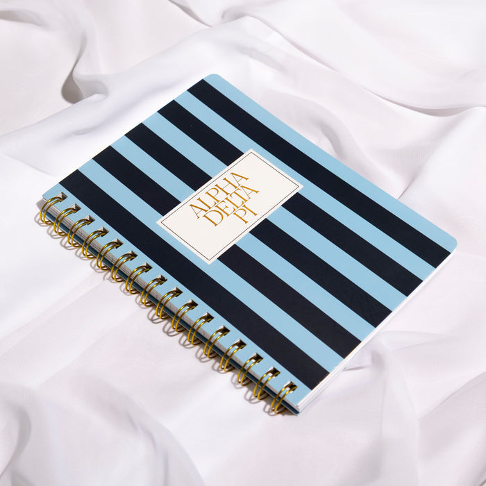 Sorority Stripe Notebook