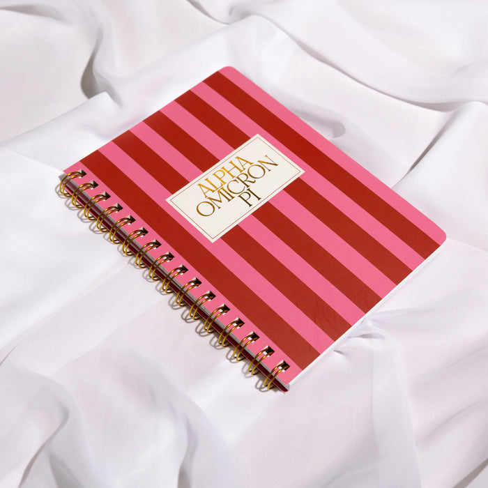 Sorority Stripe Notebook