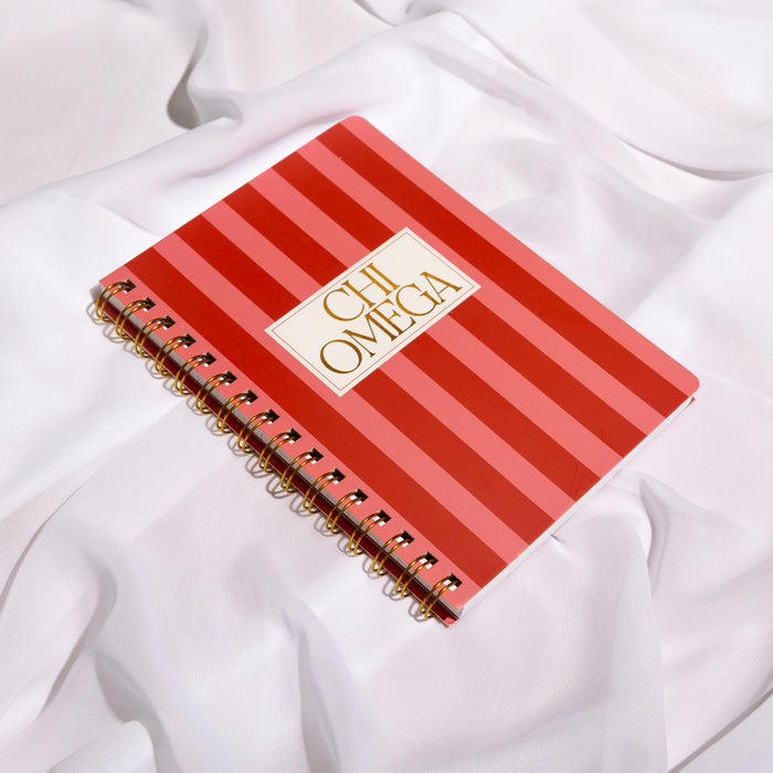 Sorority Stripe Notebook