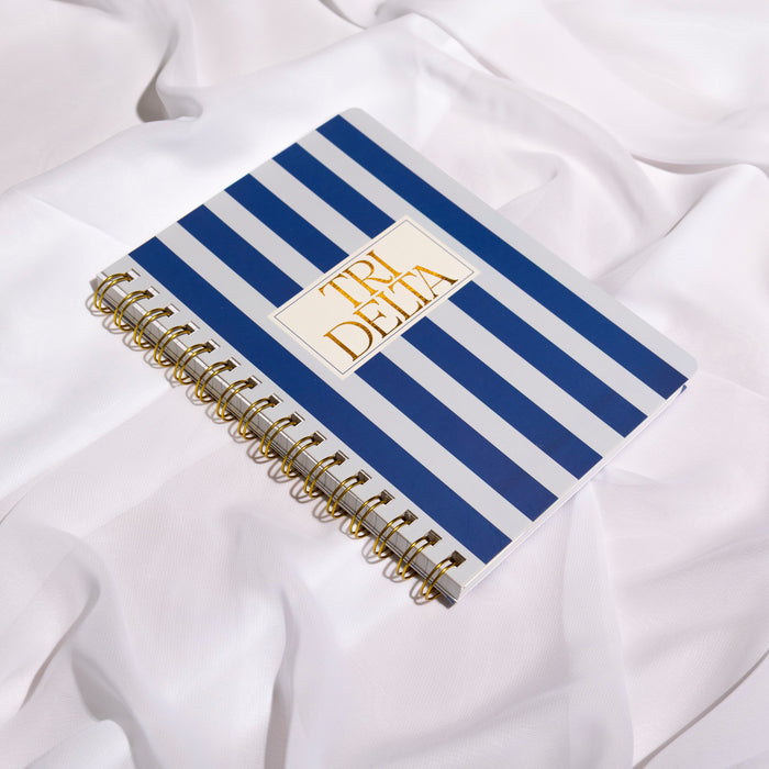 Sorority Stripe Notebook