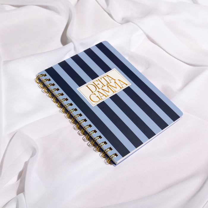 Sorority Stripe Notebook
