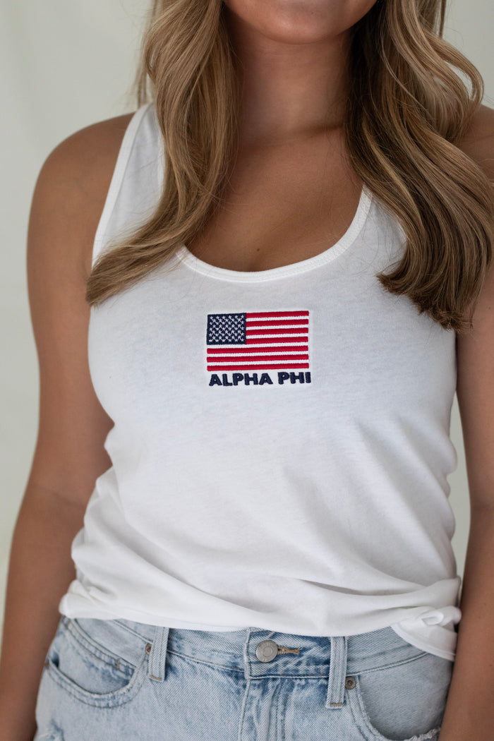 Sorority USA Flag Tank Top