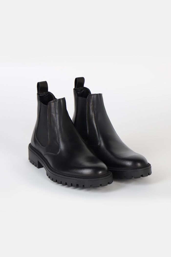 STIVALETTO CON ELASTICO NERO - Sonnybono