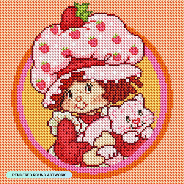 Strawberry Shortcake Berry Best Buddies - Diamond Art Club DIY Kit