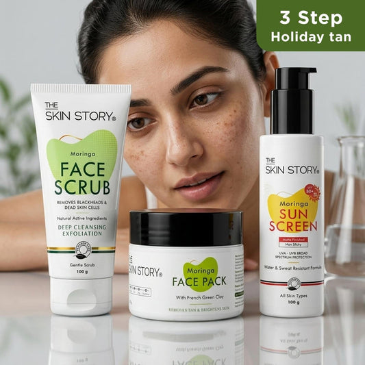 Sun Tan Recovery Regime – Brightening & De - Tan Care - The Skin Story -