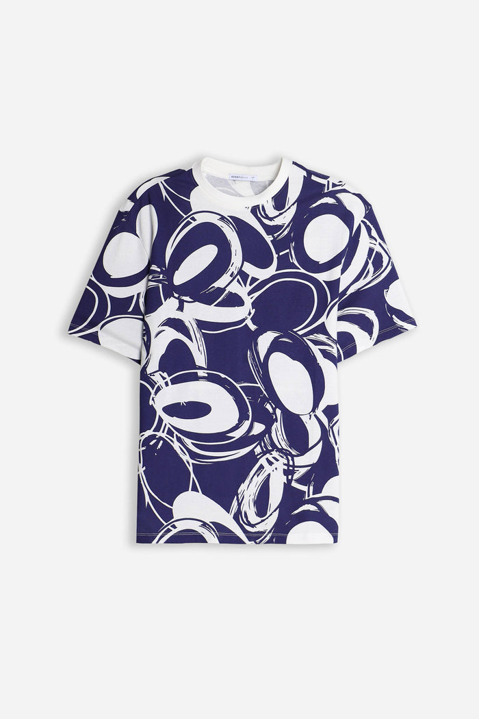 T-SHIRT GIROCOLLO FANTASIA F BLUETTE