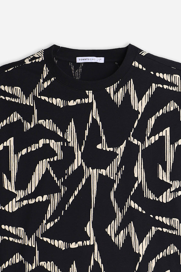 T-SHIRT GIROCOLLO FANTASIA F MORO