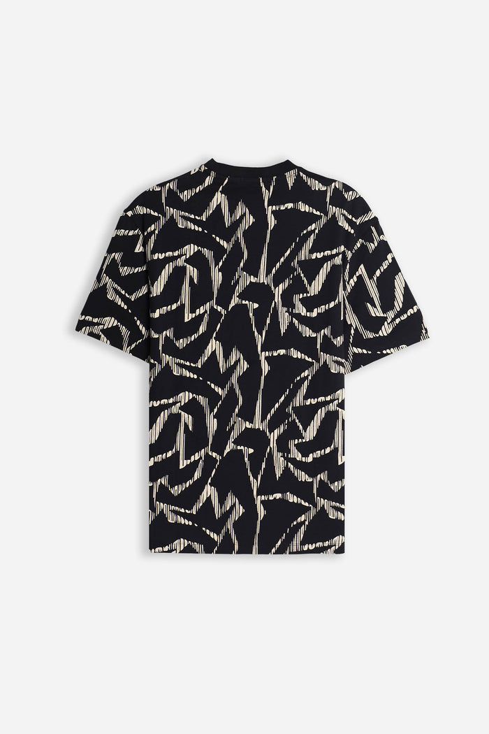 T-SHIRT GIROCOLLO FANTASIA F MORO