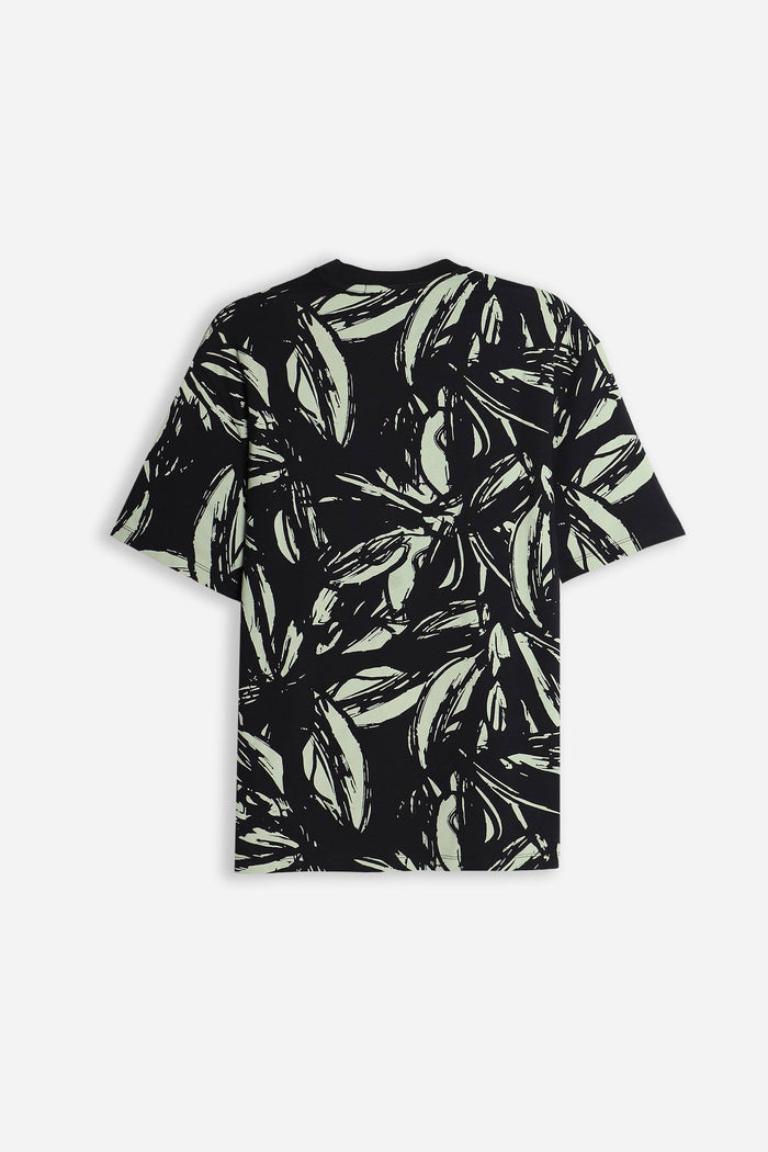 T-SHIRT GIROCOLLO FANTASIA F-SALVIA