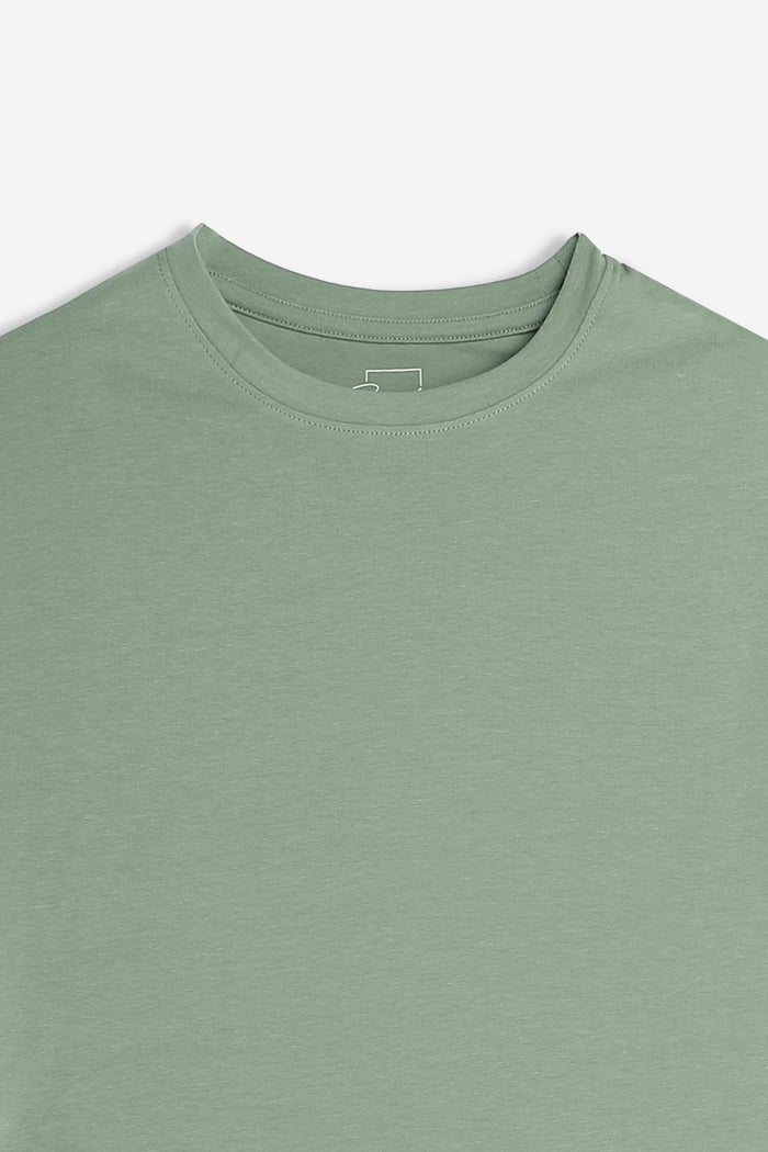T-SHIRT GIROCOLLO MANICA CORTA TORTORA
