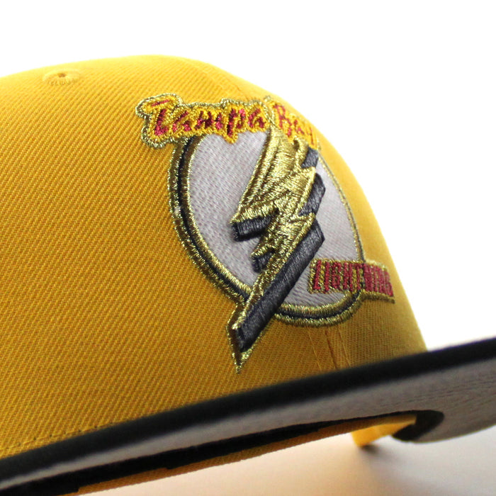 Tampa Bay Lightning 1999 All Star Game New Era 59Fifty Fitted Hat (Gold Black Gray Under brim)