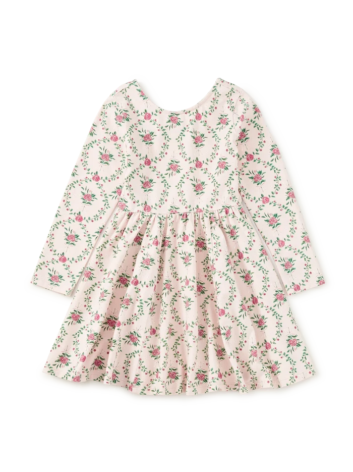 Tea Collection Printed Ballet Dress in Wallpaper Floral