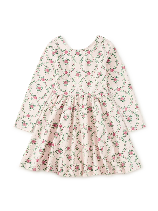 Tea Collection Printed Ballet Dress in Wallpaper Floral