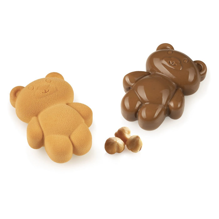 Teddy Bear 68 Silcone Mold by Silikomart - 8 forms