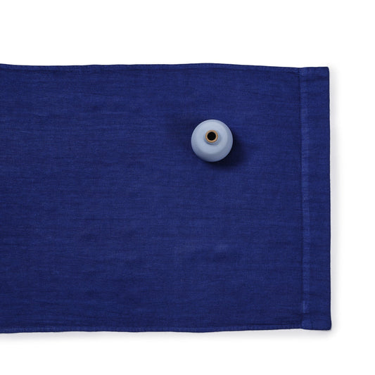 Tela Linen Runner in Lyons Blue
