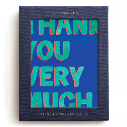Thank You Very Notecard Boxed Set | E. Frances Paper