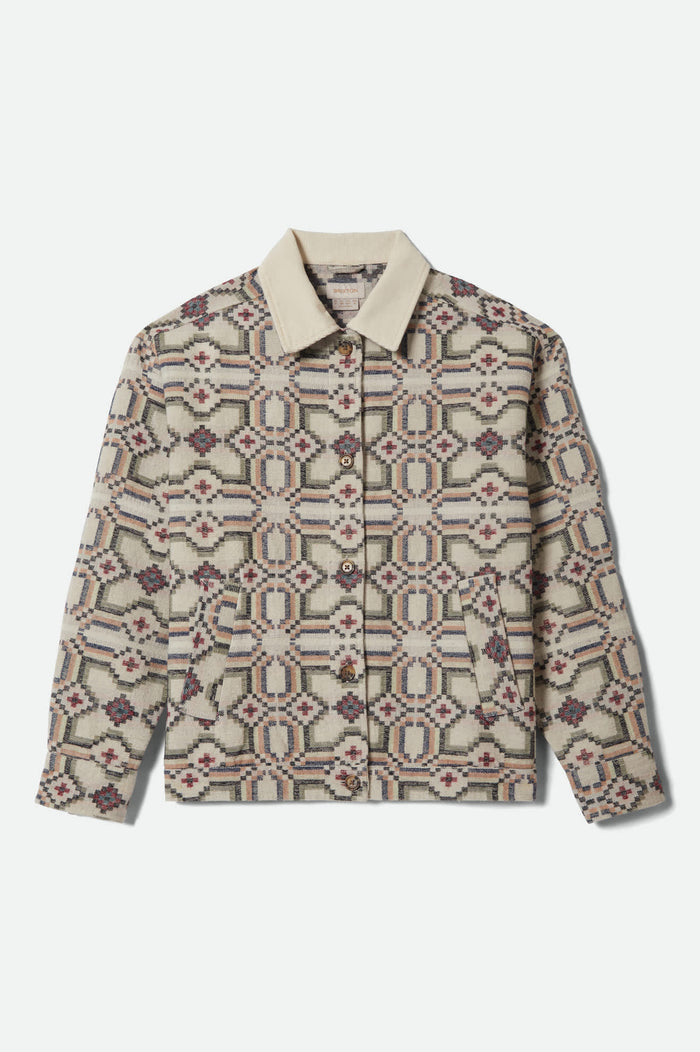 Women's The Alfama Jacket in the color Digi Tile - Front Product View