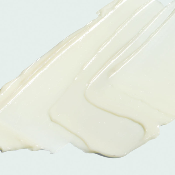 Close-up of smooth, creamy texture of the MAX™ eye crème | IMAGE Skincare, highlighting its rich and moisturizing consistency for skincare use.