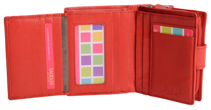 The Saddler Emily RFID Leather Wallet - Bascora