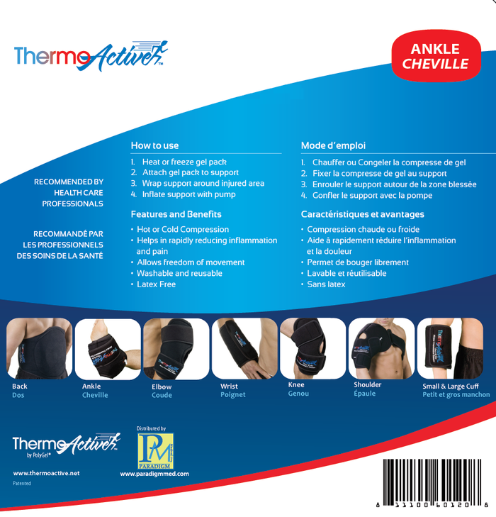cold hot compression muscular pain injury treatment