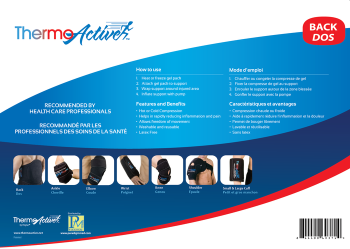 cold hot compression muscular pain injury treatment
