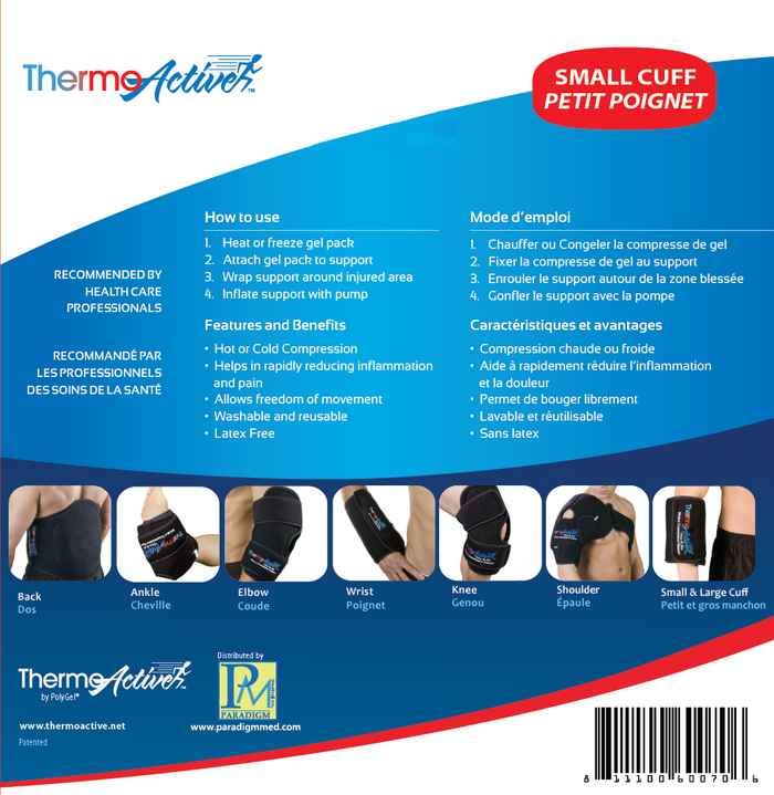 cold hot compression muscular pain injury treatment