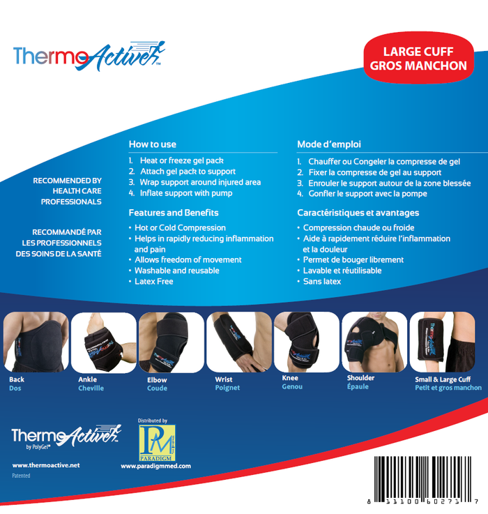 cold hot compression muscular pain injury treatment