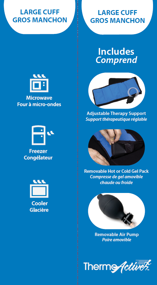 cold hot compression muscular pain injury treatment