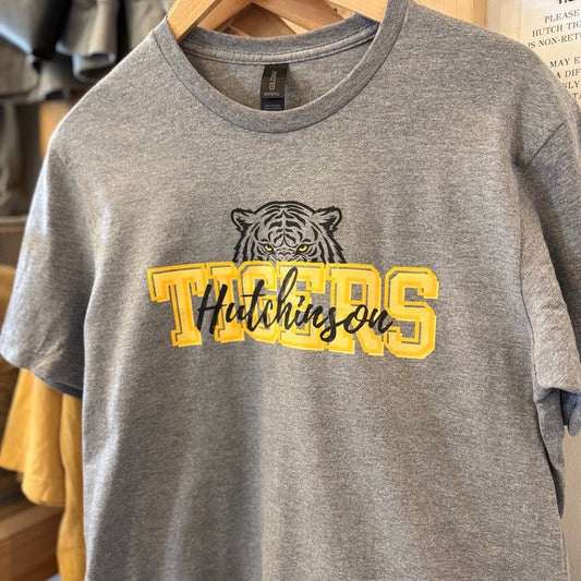 TIGERS Gray Adult Tee - Olita Gifts & Goods