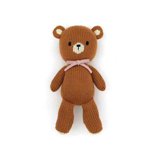 Tun Tun Baby Bear with Pink Bow