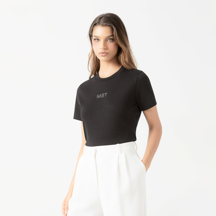 TYYRA T-SHIRT WOMEN BLACK