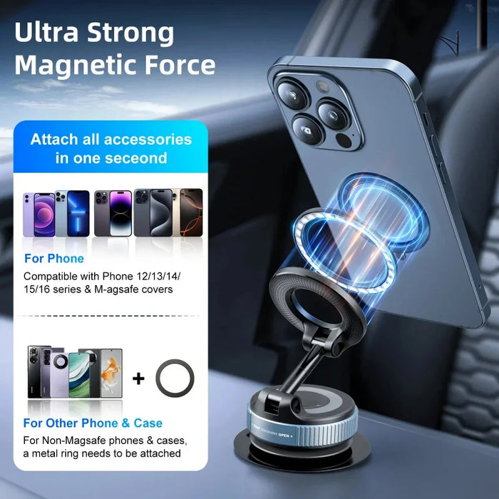 Vacuum Magnetic Phone Holder