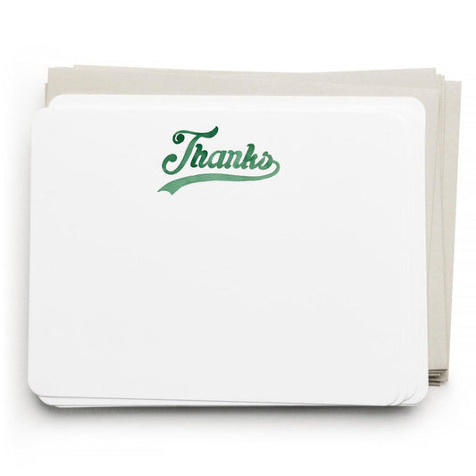 Varsity Thanks Flat Note Set | E. Frances Paper
