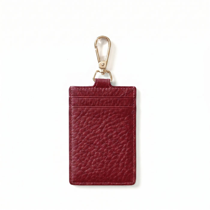 Vertical Lanyard Garnet Red