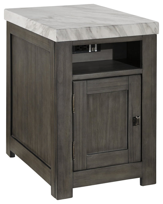Vineburg T450-3 GrayWhite Rectangular End Table